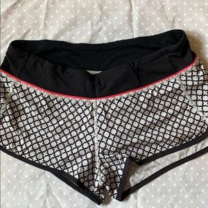 Lululemon speed short. Black/white/pink accents 8